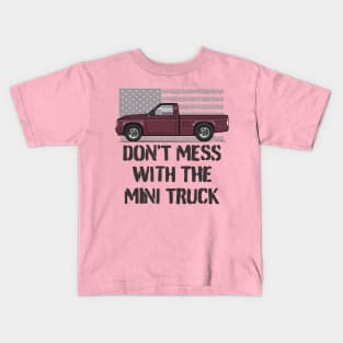 Don't Mess Maroon Kids T-Shirt